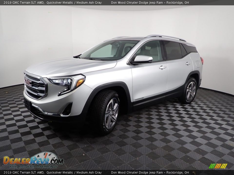 2019 GMC Terrain SLT AWD Quicksilver Metallic / Medium Ash Gray Photo #6