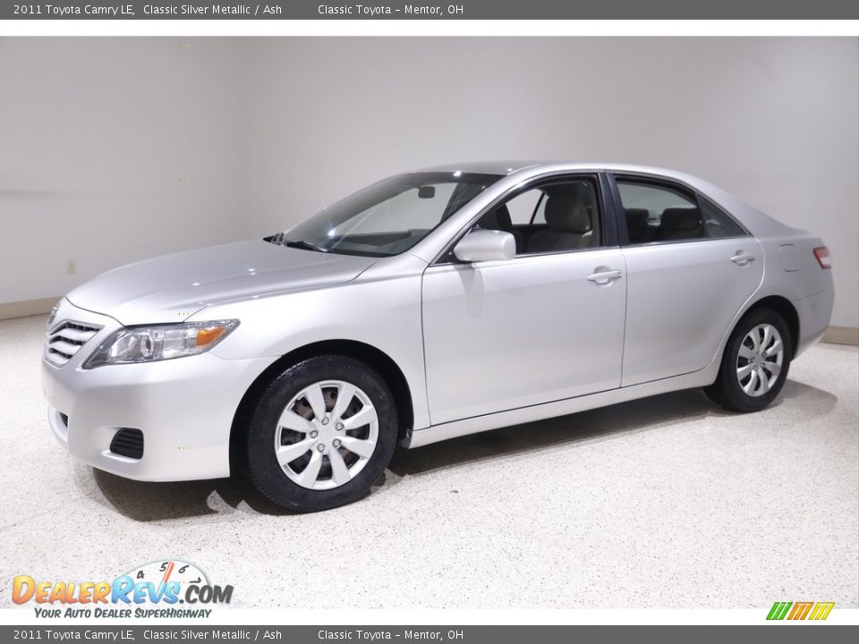 2011 Toyota Camry LE Classic Silver Metallic / Ash Photo #3
