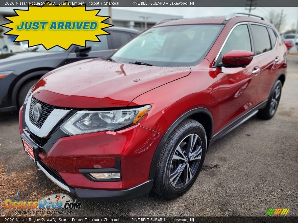 2020 Nissan Rogue SV AWD Scarlet Ember Tintcoat / Charcoal Photo #1