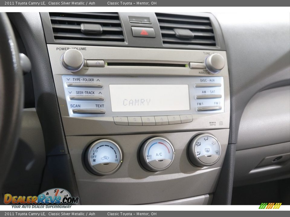 2011 Toyota Camry LE Classic Silver Metallic / Ash Photo #10