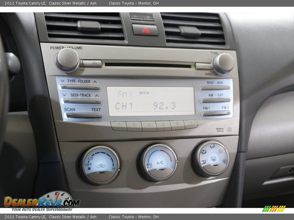 2011 Toyota Camry LE Classic Silver Metallic / Ash Photo #11