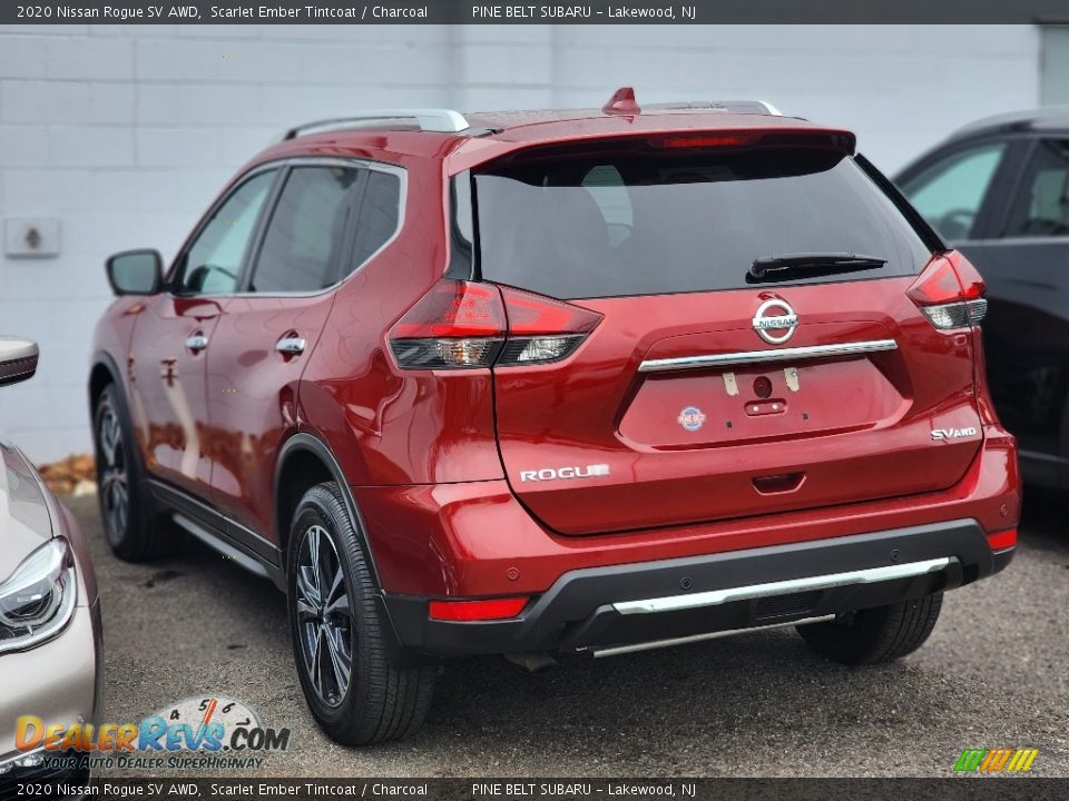 2020 Nissan Rogue SV AWD Scarlet Ember Tintcoat / Charcoal Photo #9