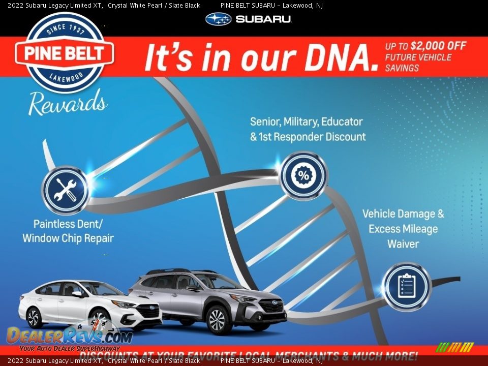 Dealer Info of 2022 Subaru Legacy Limited XT Photo #17