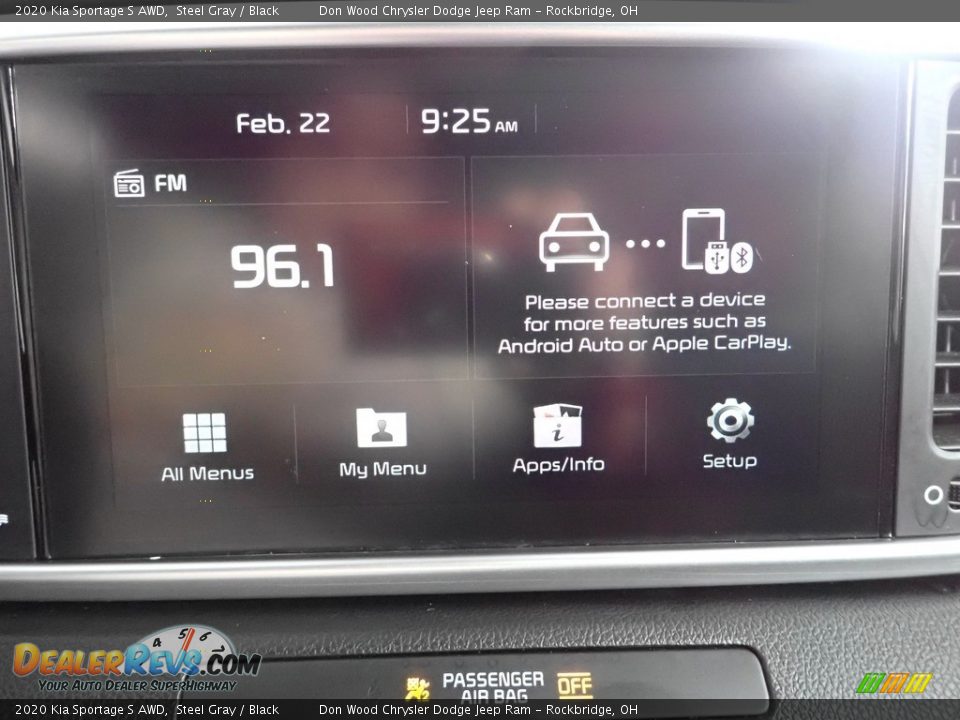 2020 Kia Sportage S AWD Steel Gray / Black Photo #20