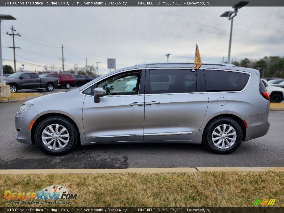 2018 Chrysler Pacifica Touring L Plus Billet Silver Metallic / Black/Alloy Photo #16