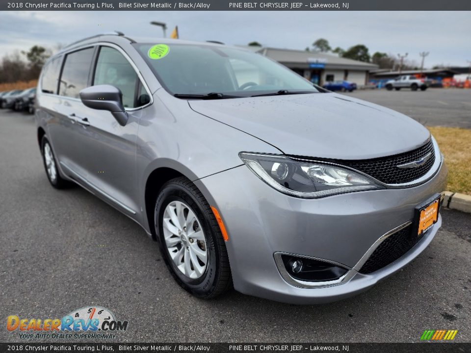 2018 Chrysler Pacifica Touring L Plus Billet Silver Metallic / Black/Alloy Photo #22