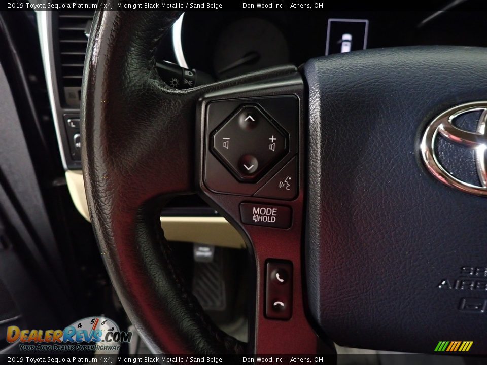2019 Toyota Sequoia Platinum 4x4 Steering Wheel Photo #28