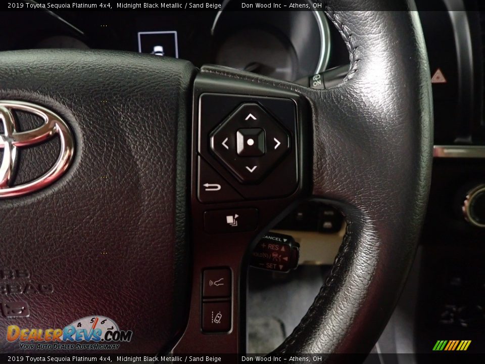 2019 Toyota Sequoia Platinum 4x4 Steering Wheel Photo #29