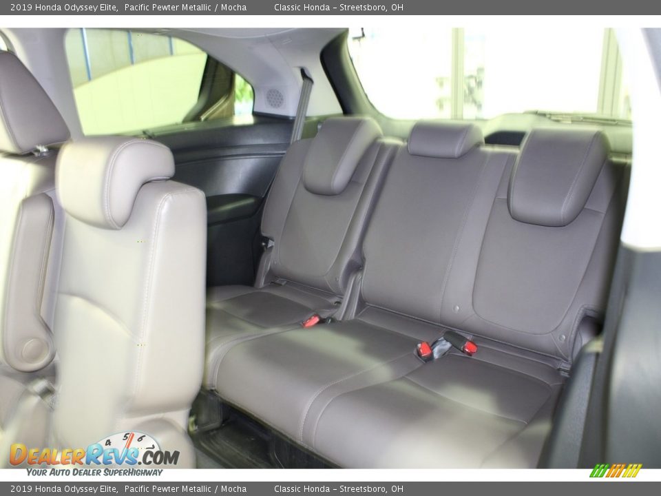 2019 Honda Odyssey Elite Pacific Pewter Metallic / Mocha Photo #35