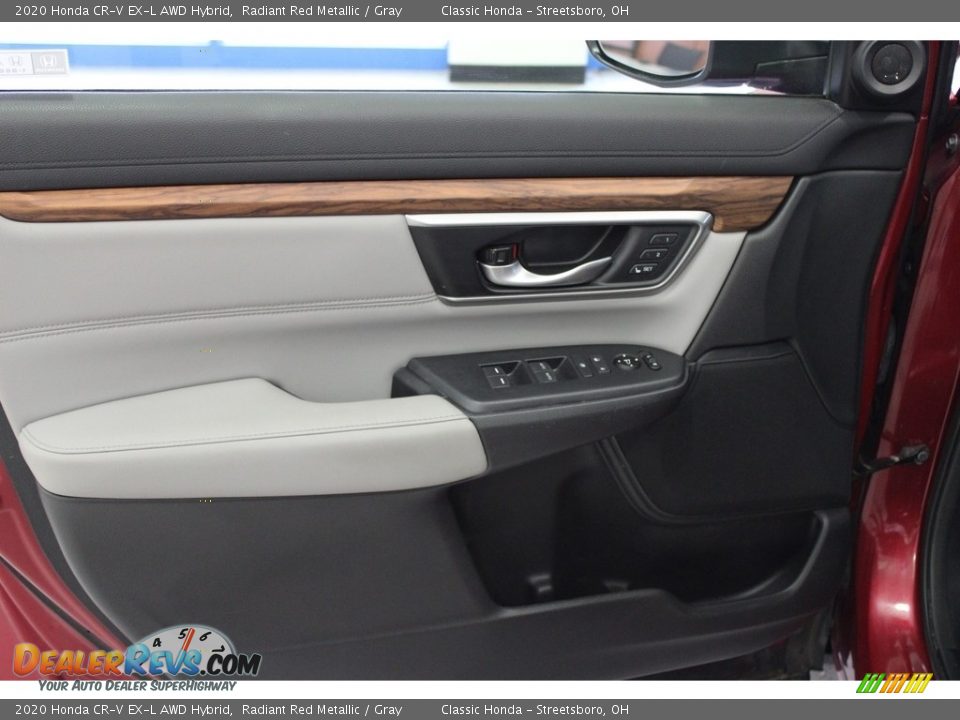 2020 Honda CR-V EX-L AWD Hybrid Radiant Red Metallic / Gray Photo #16