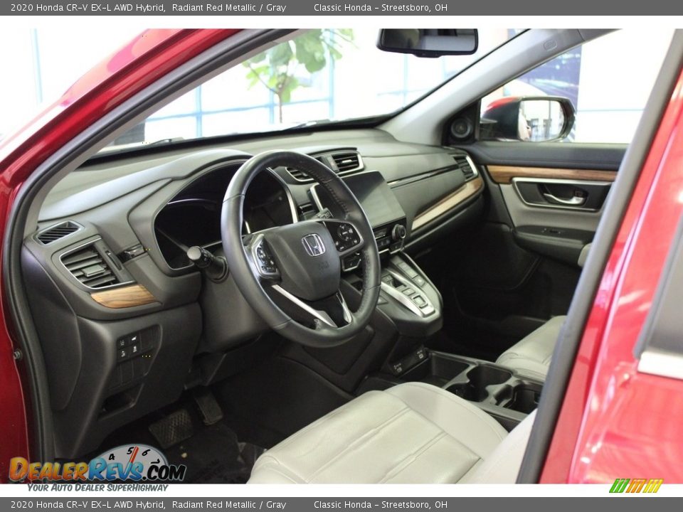 2020 Honda CR-V EX-L AWD Hybrid Radiant Red Metallic / Gray Photo #17
