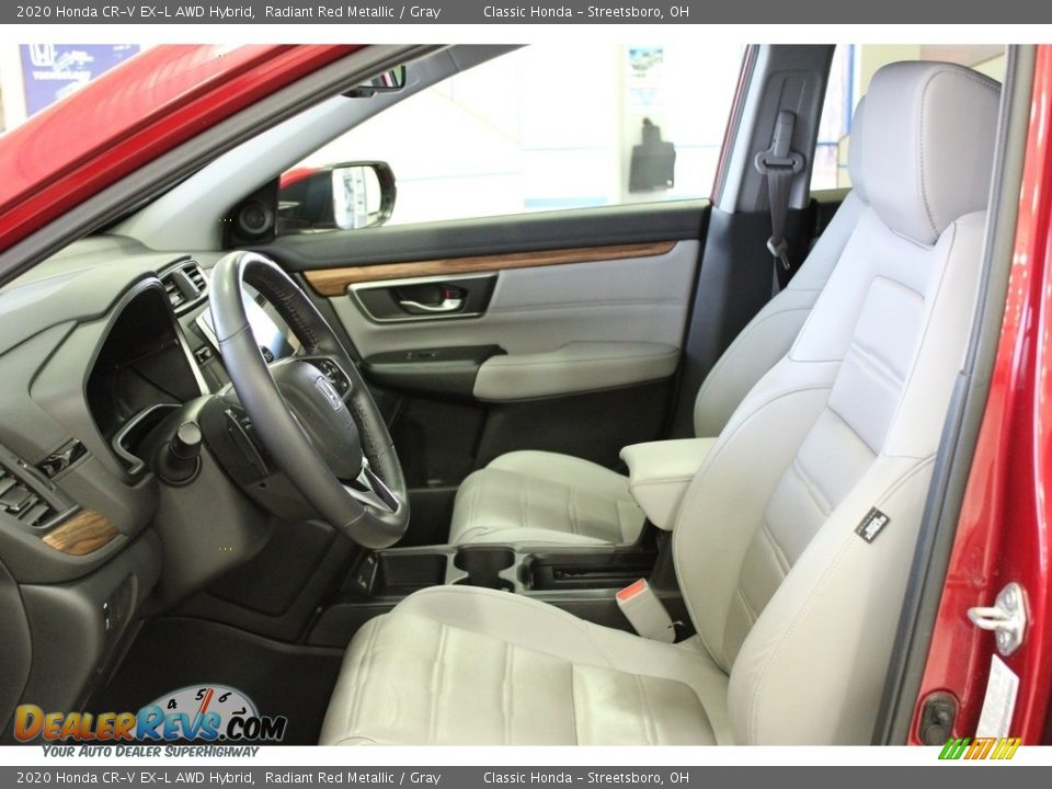 2020 Honda CR-V EX-L AWD Hybrid Radiant Red Metallic / Gray Photo #18