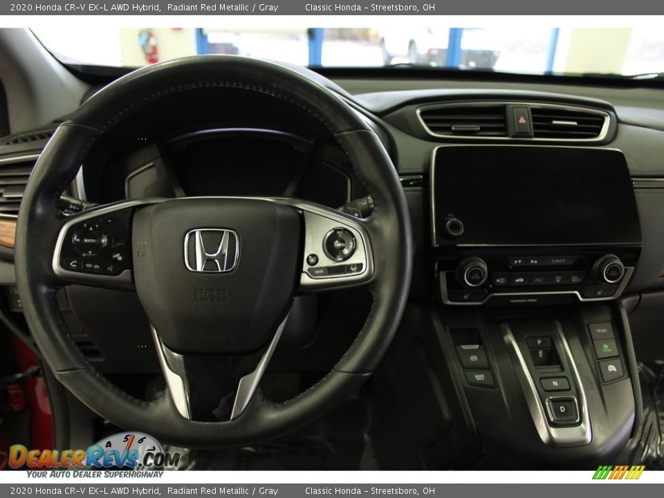 2020 Honda CR-V EX-L AWD Hybrid Radiant Red Metallic / Gray Photo #20