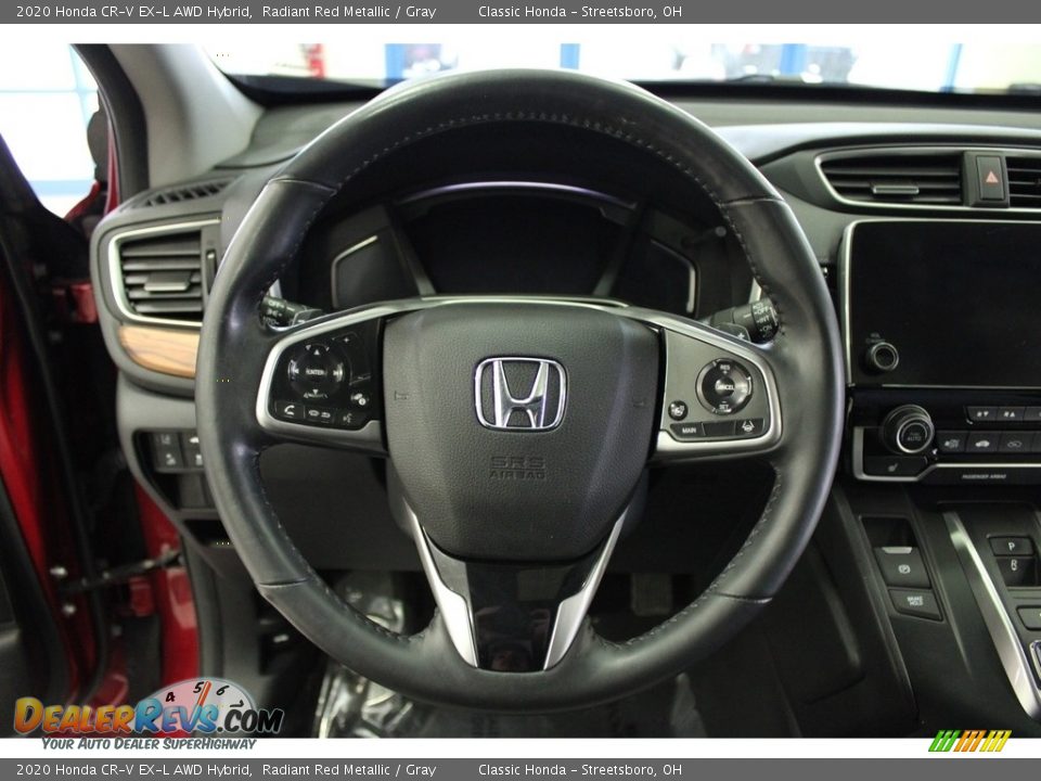 2020 Honda CR-V EX-L AWD Hybrid Radiant Red Metallic / Gray Photo #21