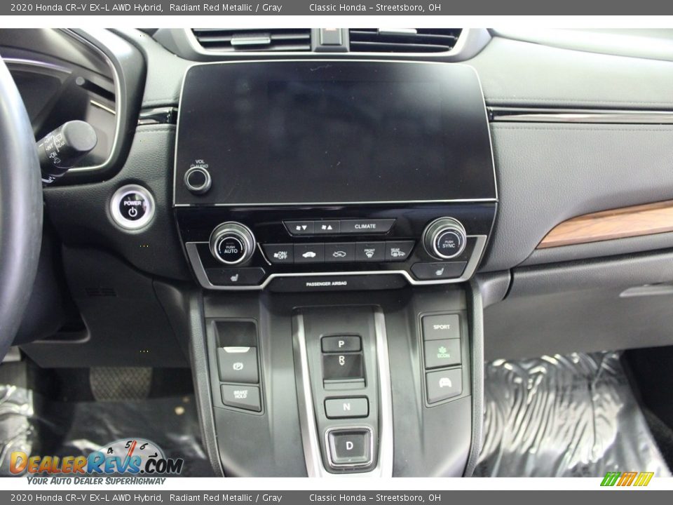 2020 Honda CR-V EX-L AWD Hybrid Radiant Red Metallic / Gray Photo #22