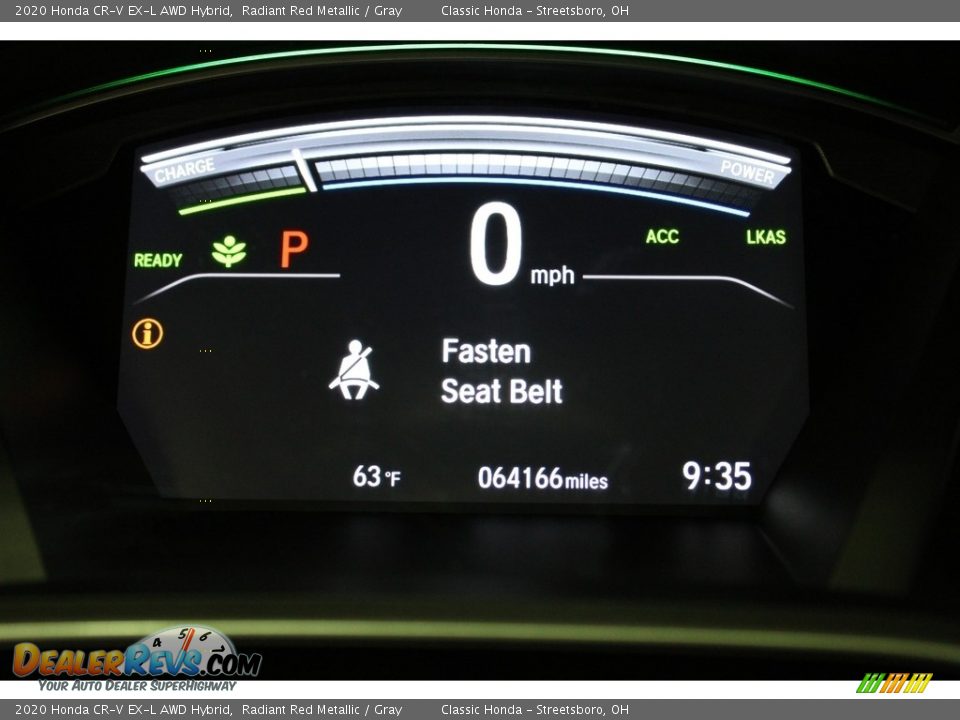 2020 Honda CR-V EX-L AWD Hybrid Radiant Red Metallic / Gray Photo #24