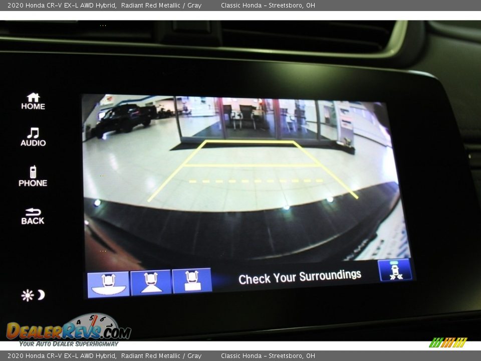 2020 Honda CR-V EX-L AWD Hybrid Radiant Red Metallic / Gray Photo #25