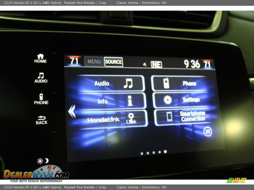 2020 Honda CR-V EX-L AWD Hybrid Radiant Red Metallic / Gray Photo #26