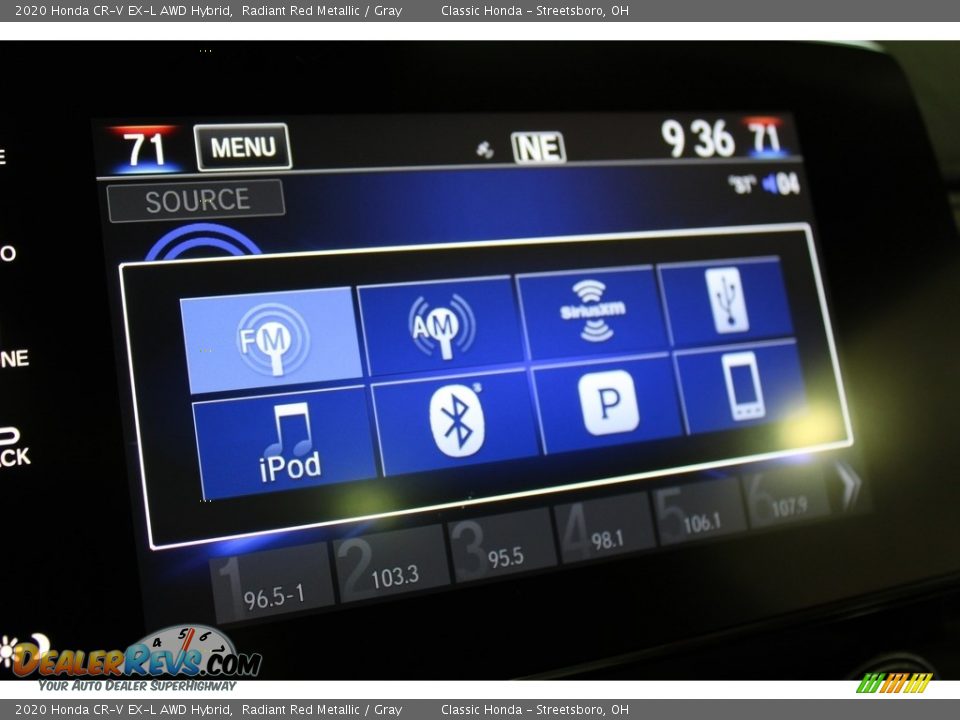 2020 Honda CR-V EX-L AWD Hybrid Radiant Red Metallic / Gray Photo #27