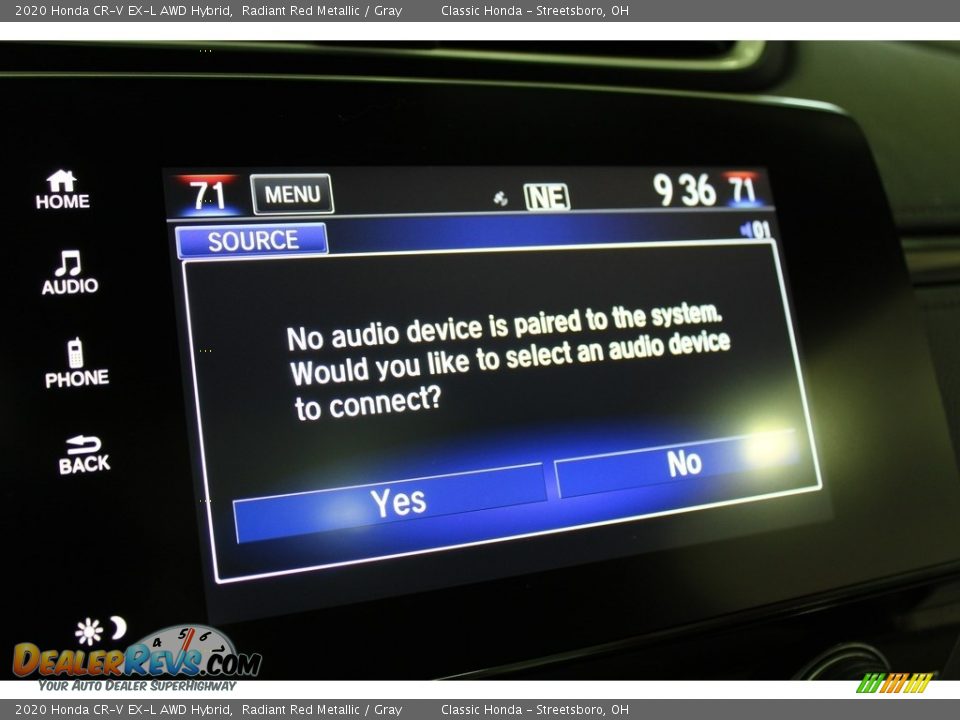 2020 Honda CR-V EX-L AWD Hybrid Radiant Red Metallic / Gray Photo #28