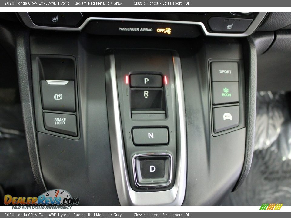 2020 Honda CR-V EX-L AWD Hybrid Radiant Red Metallic / Gray Photo #30