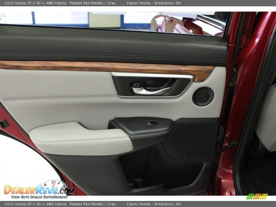 2020 Honda CR-V EX-L AWD Hybrid Radiant Red Metallic / Gray Photo #33