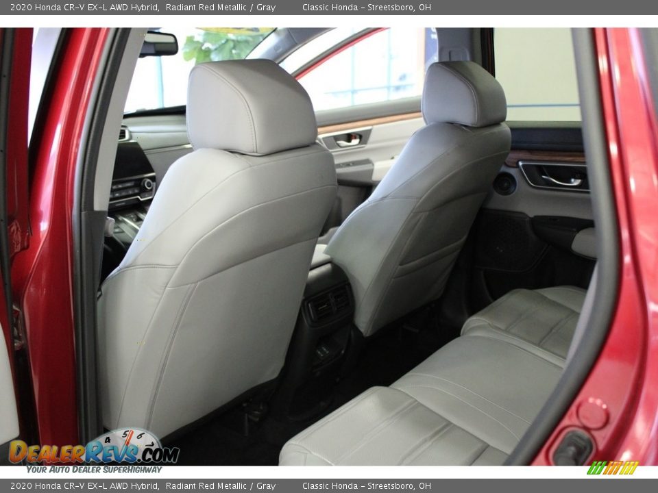 2020 Honda CR-V EX-L AWD Hybrid Radiant Red Metallic / Gray Photo #34