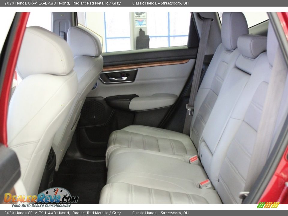 2020 Honda CR-V EX-L AWD Hybrid Radiant Red Metallic / Gray Photo #35