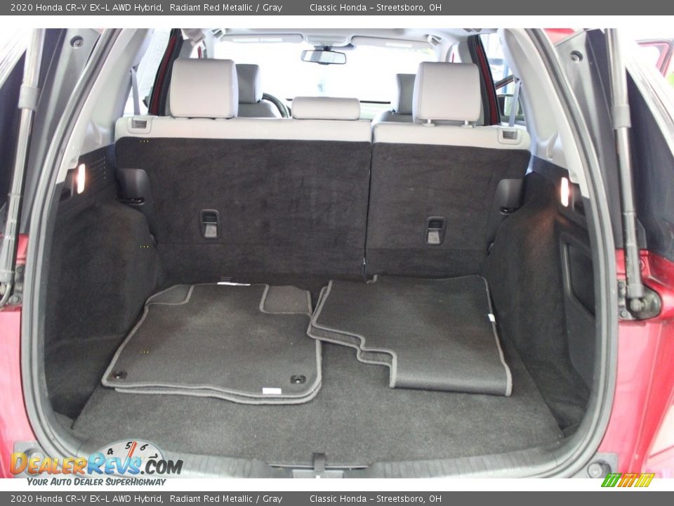 2020 Honda CR-V EX-L AWD Hybrid Radiant Red Metallic / Gray Photo #36