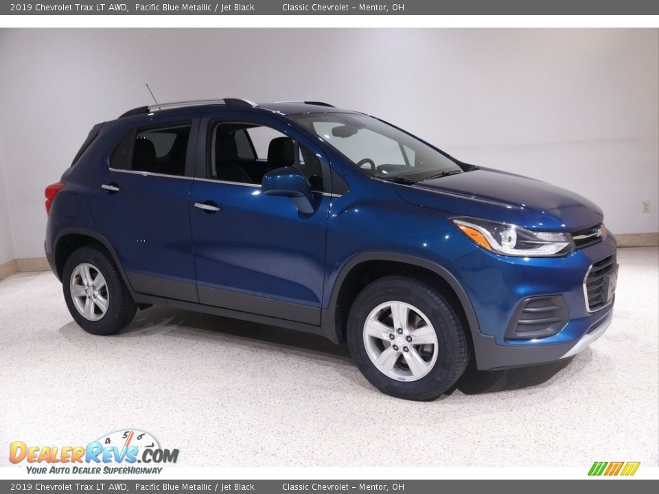 2019 Chevrolet Trax LT AWD Pacific Blue Metallic / Jet Black Photo #1
