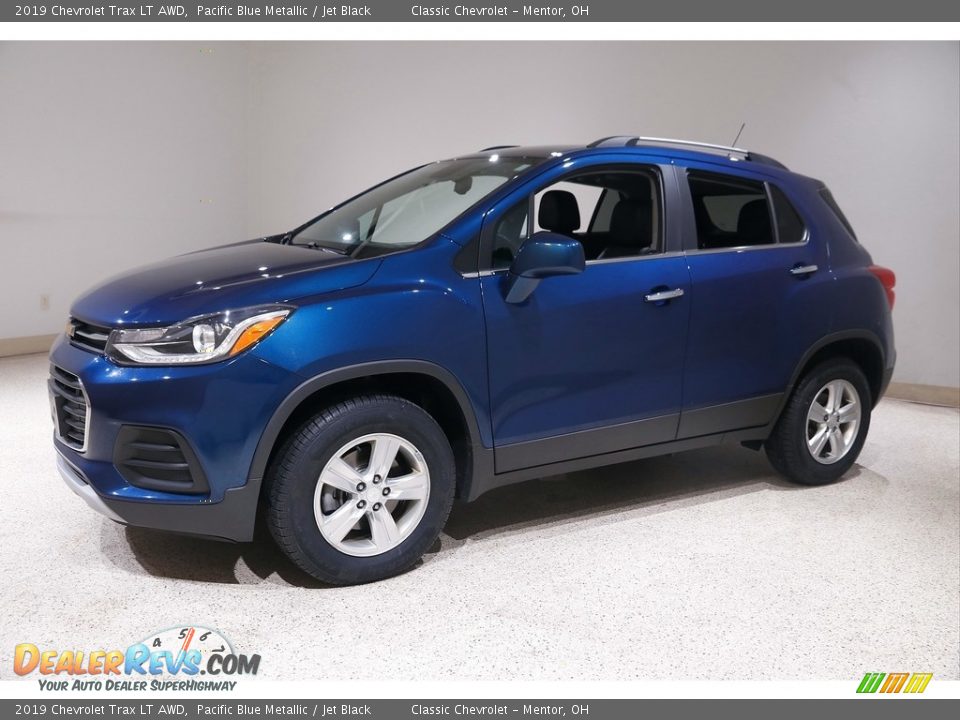2019 Chevrolet Trax LT AWD Pacific Blue Metallic / Jet Black Photo #3