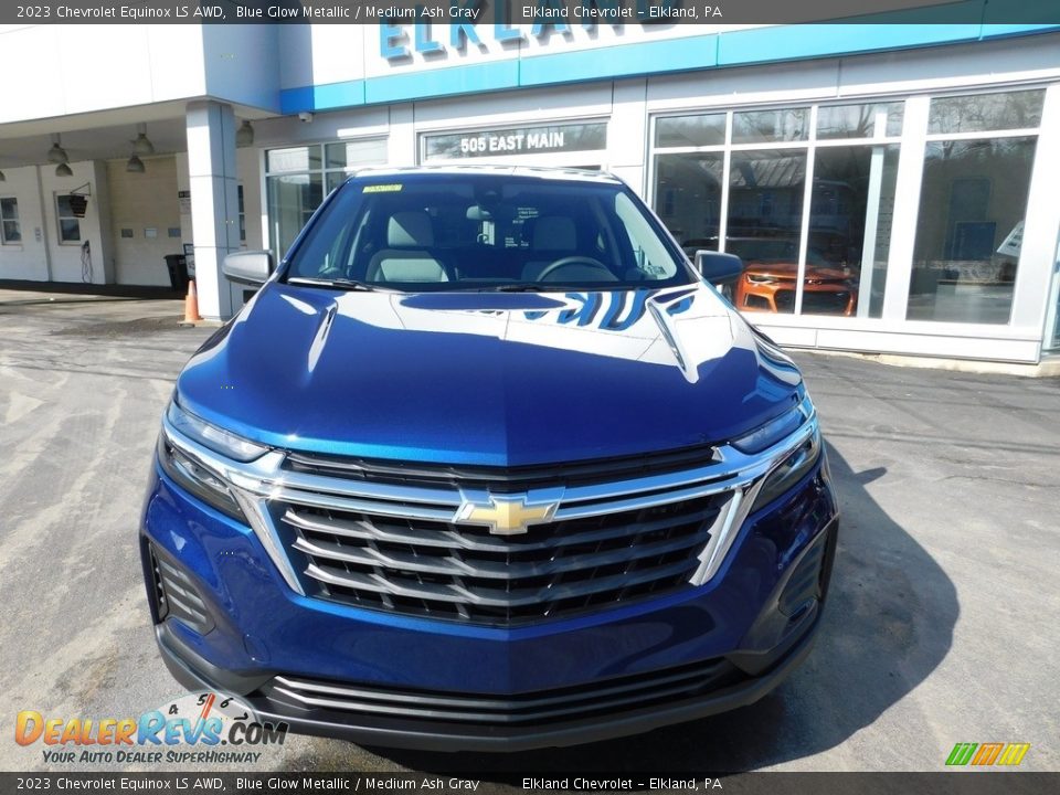 2023 Chevrolet Equinox LS AWD Blue Glow Metallic / Medium Ash Gray Photo #3