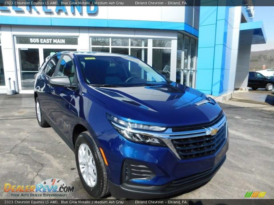 2023 Chevrolet Equinox LS AWD Blue Glow Metallic / Medium Ash Gray Photo #4