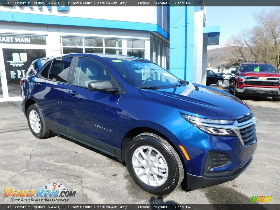 2023 Chevrolet Equinox LS AWD Blue Glow Metallic / Medium Ash Gray Photo #5