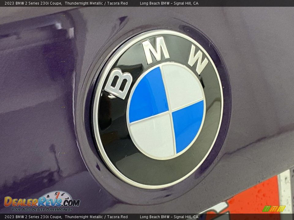2023 BMW 2 Series 230i Coupe Thundernight Metallic / Tacora Red Photo #7