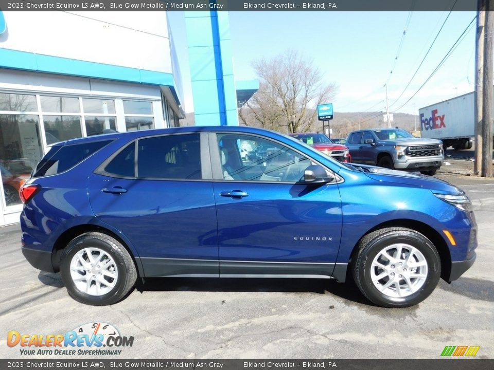 2023 Chevrolet Equinox LS AWD Blue Glow Metallic / Medium Ash Gray Photo #6