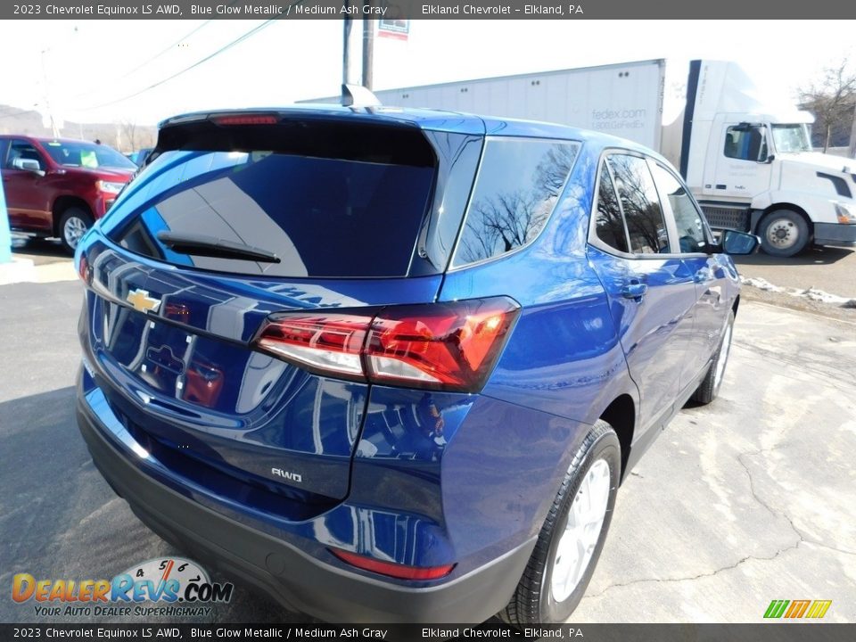 2023 Chevrolet Equinox LS AWD Blue Glow Metallic / Medium Ash Gray Photo #8