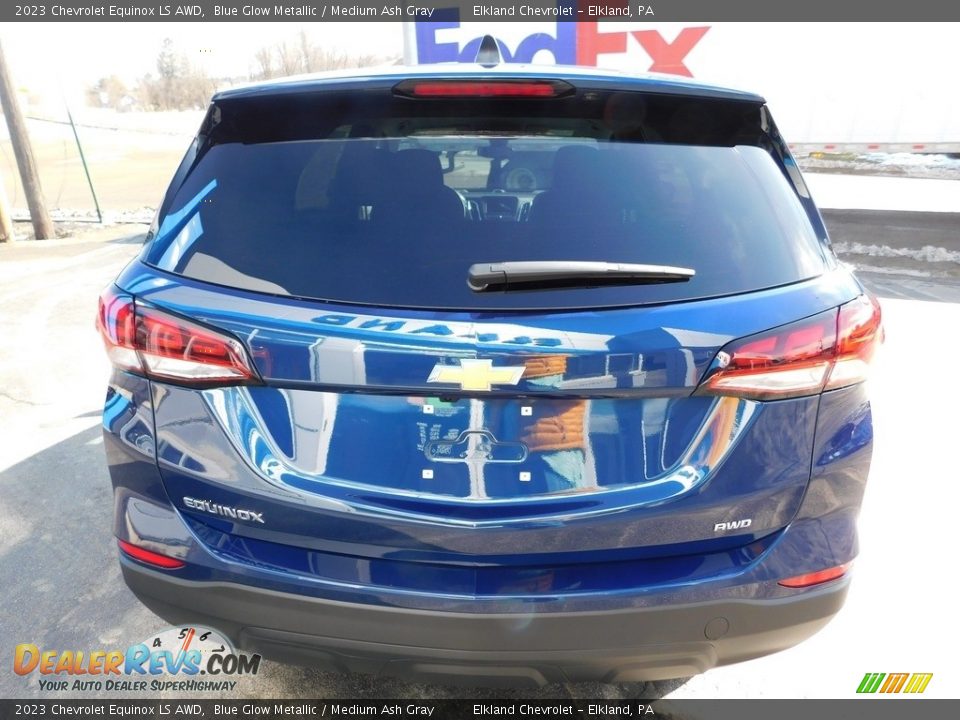 2023 Chevrolet Equinox LS AWD Blue Glow Metallic / Medium Ash Gray Photo #9