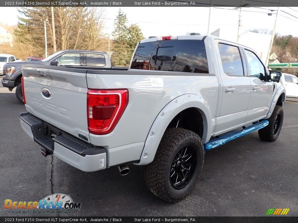 2023 Ford F150 Sherrod XLT SuperCrew 4x4 Avalanche / Black Photo #5