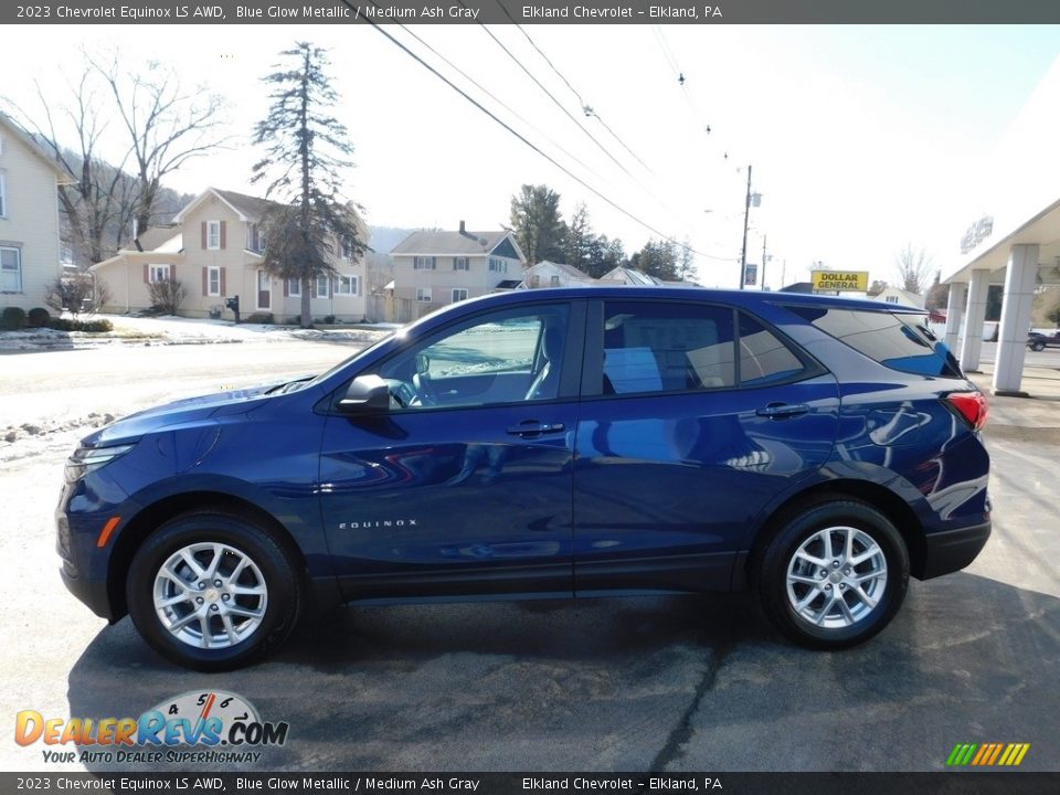 2023 Chevrolet Equinox LS AWD Blue Glow Metallic / Medium Ash Gray Photo #11