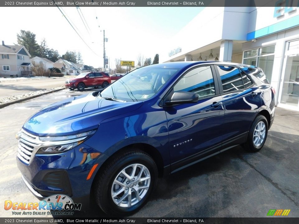 2023 Chevrolet Equinox LS AWD Blue Glow Metallic / Medium Ash Gray Photo #12