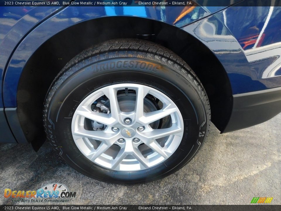 2023 Chevrolet Equinox LS AWD Blue Glow Metallic / Medium Ash Gray Photo #13