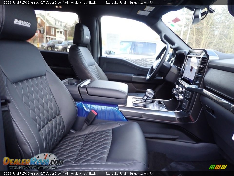 Black Interior - 2023 Ford F150 Sherrod XLT SuperCrew 4x4 Photo #10