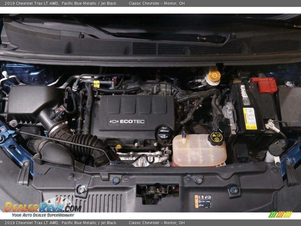 2019 Chevrolet Trax LT AWD Pacific Blue Metallic / Jet Black Photo #18