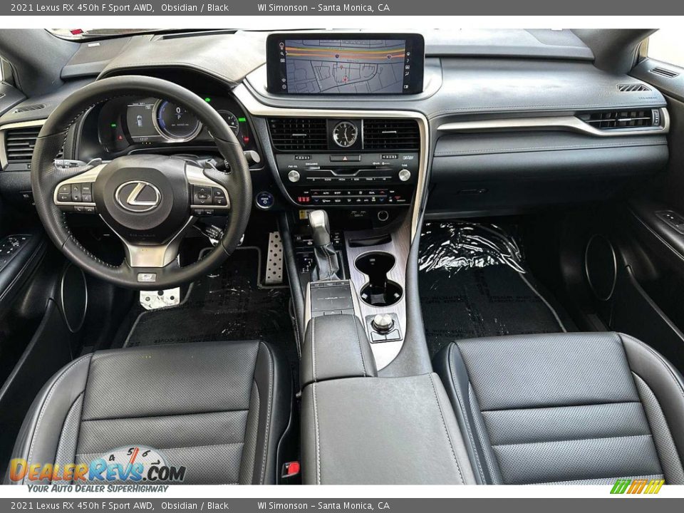 Dashboard of 2021 Lexus RX 450h F Sport AWD Photo #16