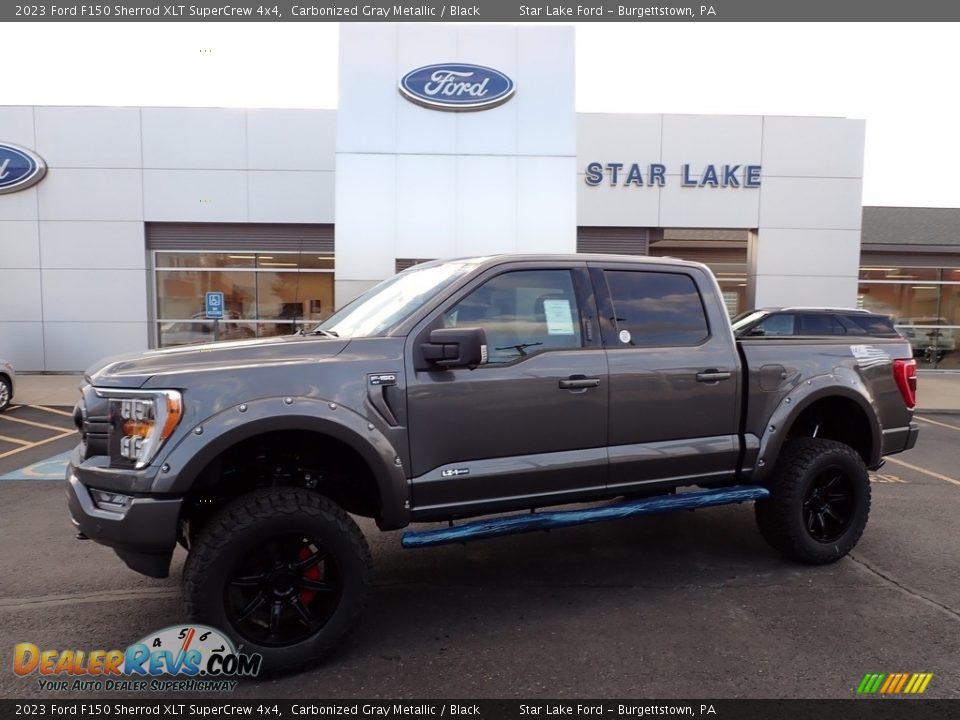 2023 Ford F150 Sherrod XLT SuperCrew 4x4 Carbonized Gray Metallic / Black Photo #1