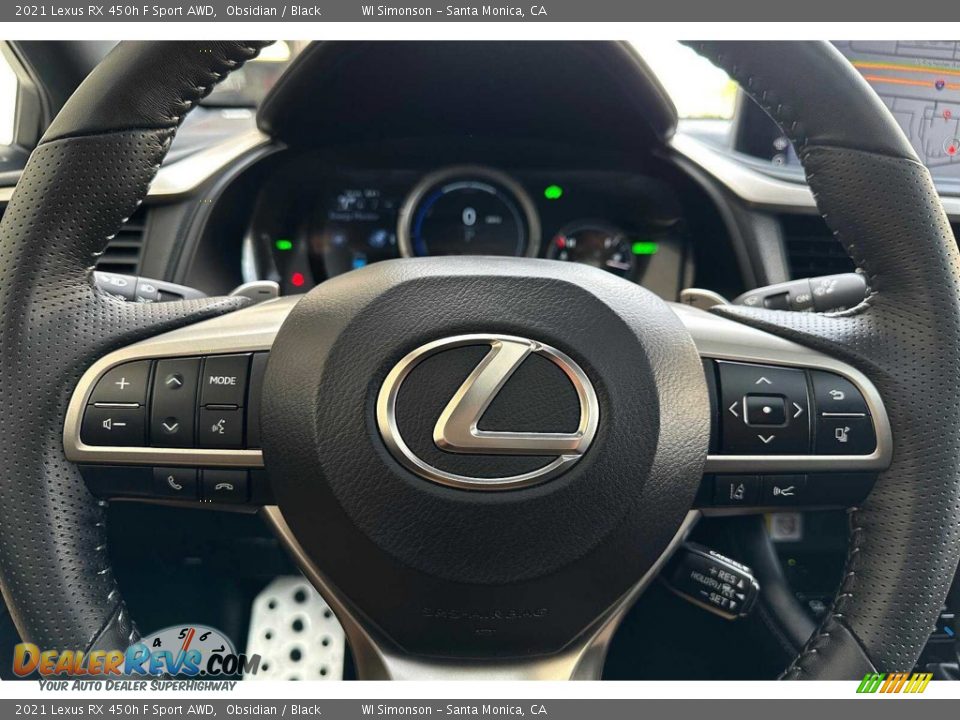 2021 Lexus RX 450h F Sport AWD Steering Wheel Photo #28