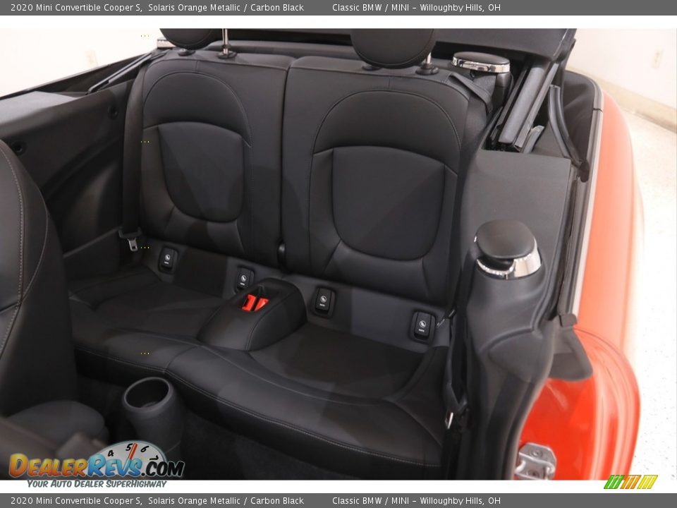 2020 Mini Convertible Cooper S Solaris Orange Metallic / Carbon Black Photo #18