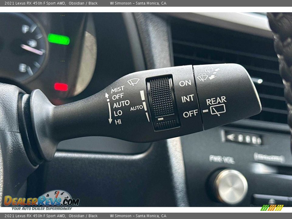 Controls of 2021 Lexus RX 450h F Sport AWD Photo #32