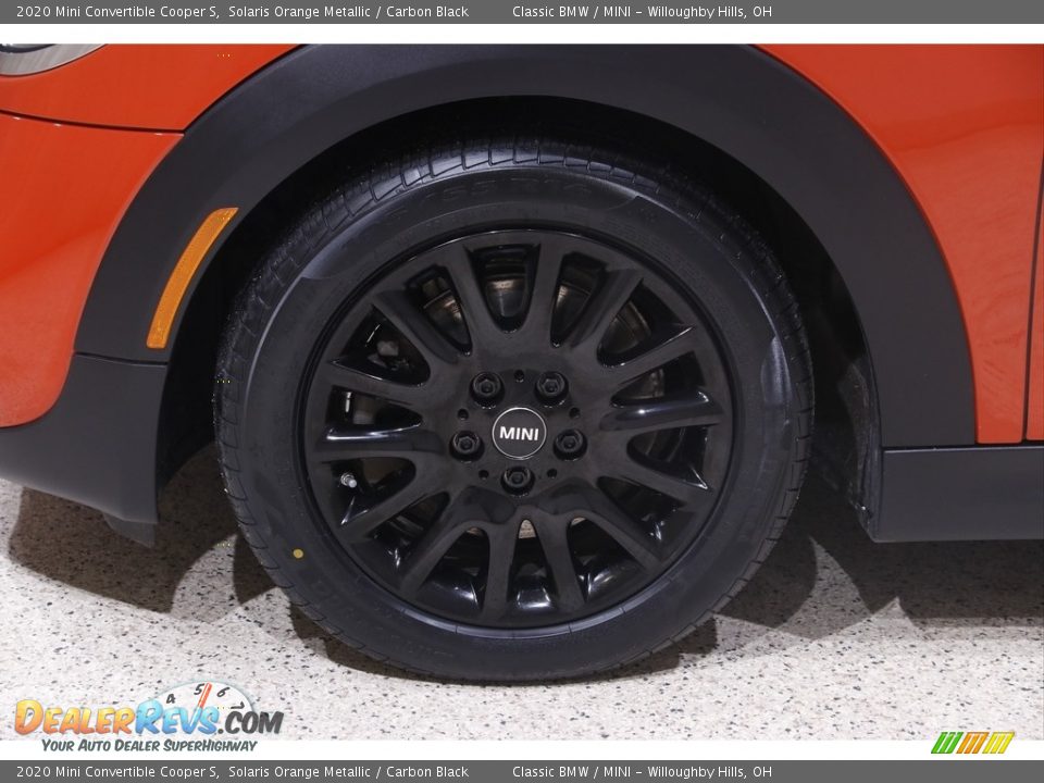 2020 Mini Convertible Cooper S Solaris Orange Metallic / Carbon Black Photo #21
